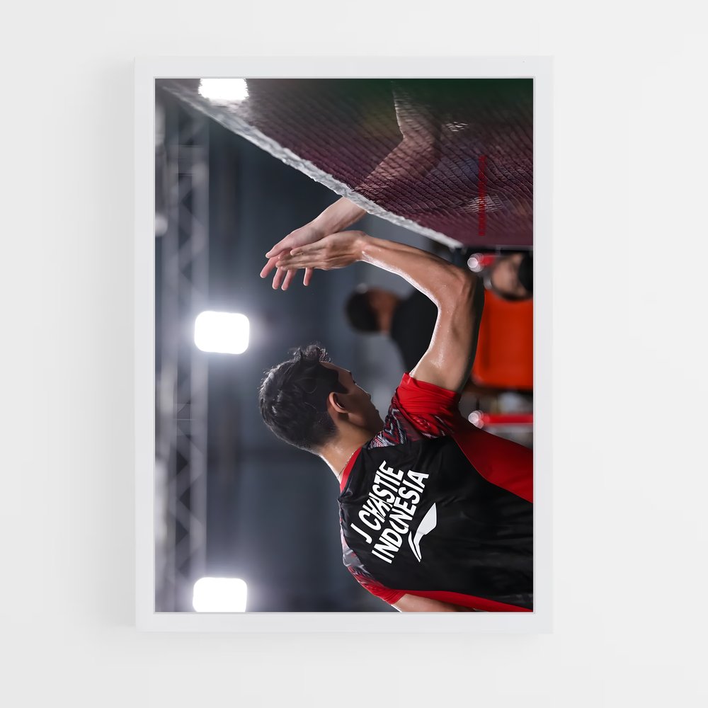 Poster Jonatan christie badminton (vue 3)